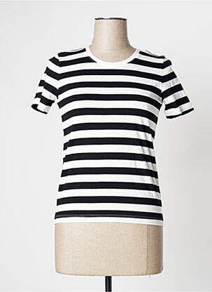 T-shirt stretch manches courtes noir MUJI femme