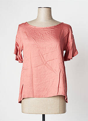 Blouse manches courtes manches courtes rose PASSIONATA femme