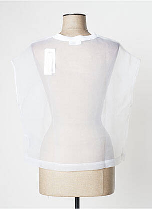 Top stretch manches courtes blanc PASSIONATA femme