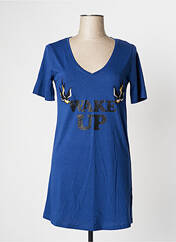 Chemise de nuit bleu UNDIZ pour femme seconde vue