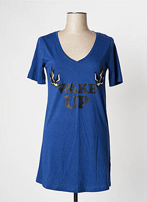 Chemise de nuit bleu UNDIZ pour femme