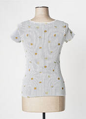 T-shirt blanc CAMAIEU pour femme seconde vue