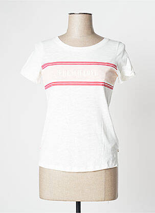 T-shirt blanc CAMAIEU pour femme