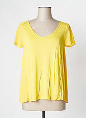 T-shirt jaune CAMAIEU pour femme seconde vue