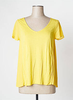 T-shirt jaune CAMAIEU pour femme