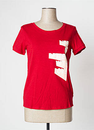 T-shirt rouge CAMAIEU pour femme