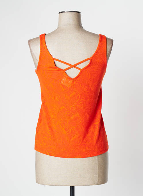 Débardeur orange CAMAIEU pour femme