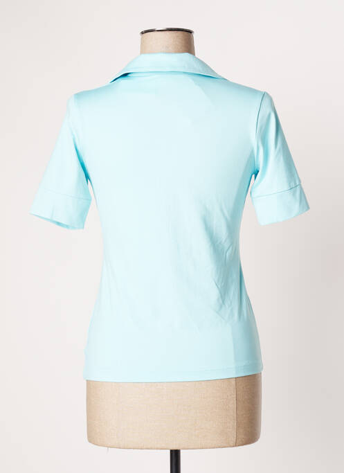 Polo bleu PATRIZIA DINI pour femme