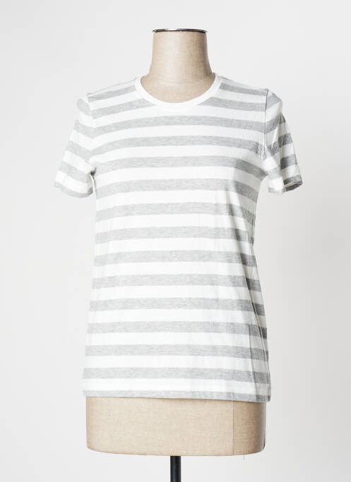 T-shirt gris MUJI pour femme