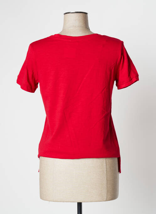 T-shirt rouge CAMAIEU pour femme