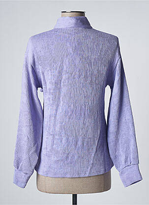 Blouse manches longues manches longues violet LAAGAM femme