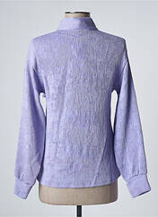 Blouse violet LAAGAM pour femme seconde vue