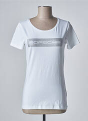 T-shirt blanc PORSCHE pour femme seconde vue