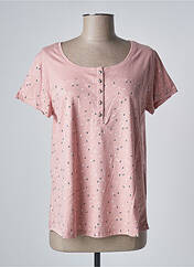 T-shirt rose BLANCHEPORTE pour femme seconde vue