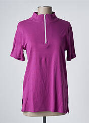 T-shirt violet BLANCHEPORTE pour femme seconde vue
