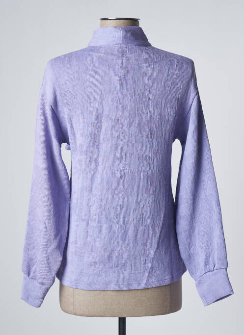 Blouse violet LAAGAM pour femme