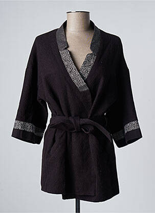 Veste kimono noir LA FIANCEE DU MEKONG pour femme