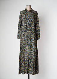 Robe longue manches longues manches longues bleu LE PETIT BAIGNEUR femme