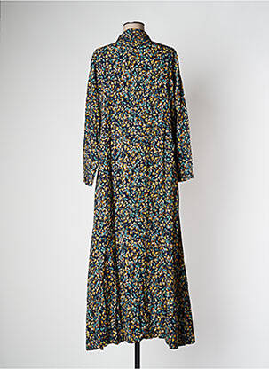 Robe longue manches longues manches longues bleu LE PETIT BAIGNEUR femme