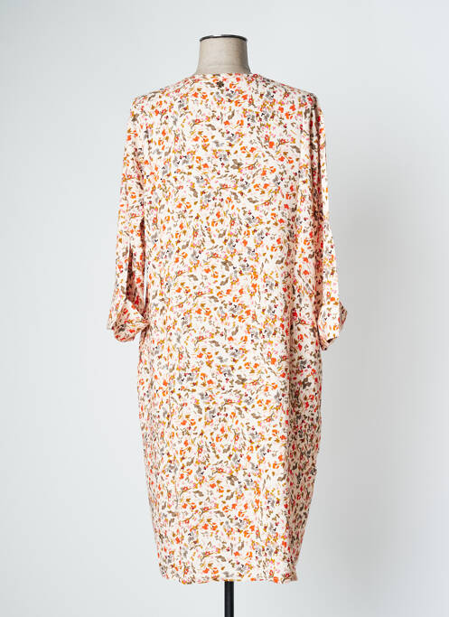 Robe mi-longue orange LE PETIT BAIGNEUR pour femme