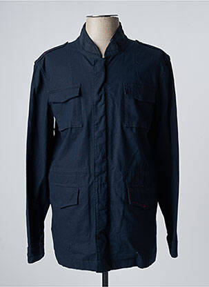 Veste casual coupe droite bleu BELLUCCI homme