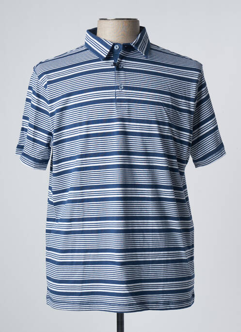 Polo bleu DAMART pour homme