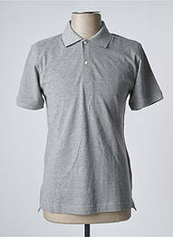 Polo stretch manches courtes gris DAN JOHN homme