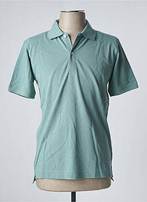 Polo stretch manches courtes vert DAN JOHN homme