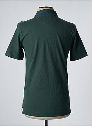 Polo stretch manches courtes vert DAN JOHN homme