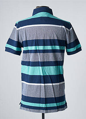 Polo coupe droite manches courtes bleu DAMART homme