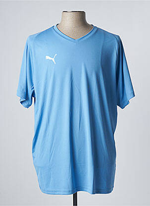 T-shirt stretch manches courtes bleu PUMA homme