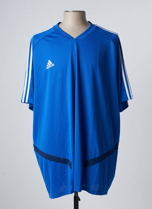 T-shirt bleu ADIDAS pour homme