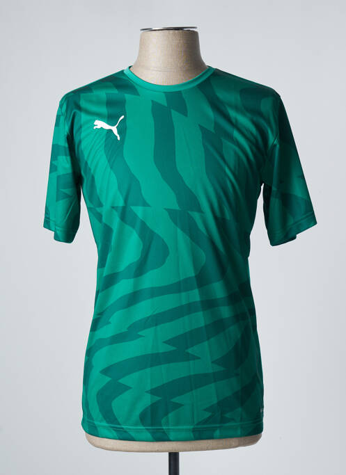 T-shirt vert PUMA pour homme
