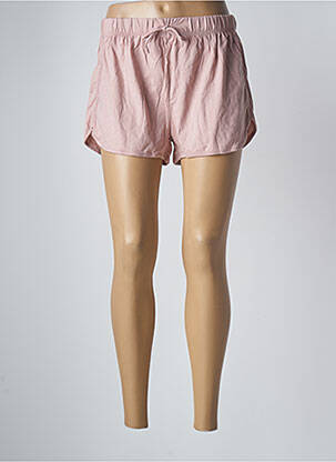 Short coupe droite taille haute rose MISS SELFRIDGE femme