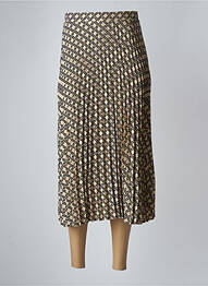 Jupe longue tissage crêpe beige SALSA femme