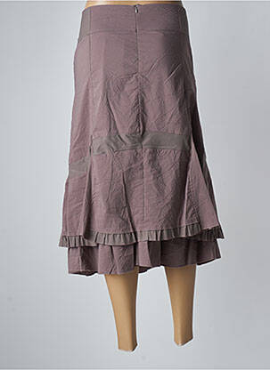 Jupe mi-longue coupe évasée violet ARMAND THIERY femme
