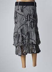 Jupe mi-longue noir MOKA'S pour femme seconde vue