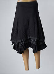 Jupe mi-longue noir VOTRE MODE pour femme seconde vue