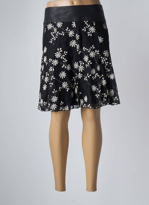 Jupe mi-longue noir INFLUX pour femme