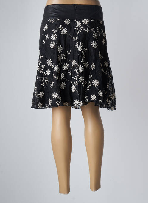 Jupe mi-longue noir INFLUX pour femme