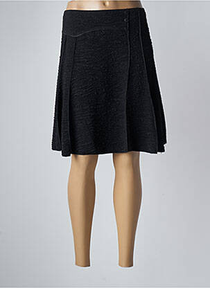 Jupe mi-longue stretch noir CASSIS femme