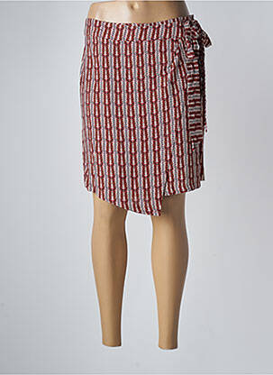 Jupe courte taille normale marron MARGVERY femme