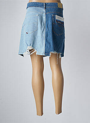 Jupe courte poches bleu SALSA femme