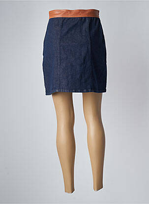 Jupe courte poches bleu VICTORIO & LUCCHINO femme