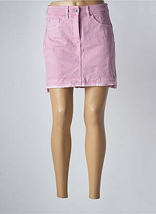 Jupe courte poches rose SALSA femme