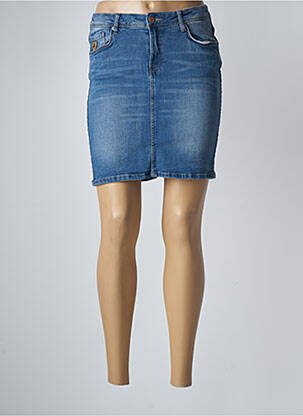 Jupe courte poches bleu LOIS femme