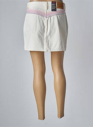 Jupe courte poches blanc LEVI'S femme