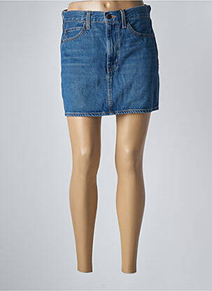 Jupe courte poches bleu LEVI'S femme