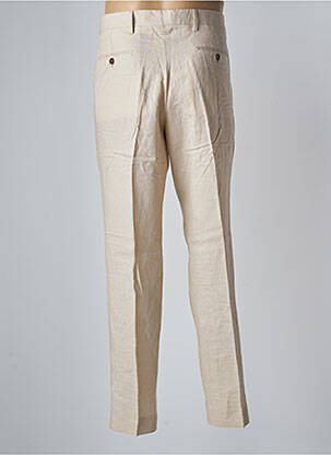 Pantalon slim tissage popeline taille normale beige DOPPELGÄNGER homme