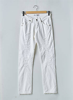 Jeans coupe slim slim taille normale beige MET homme